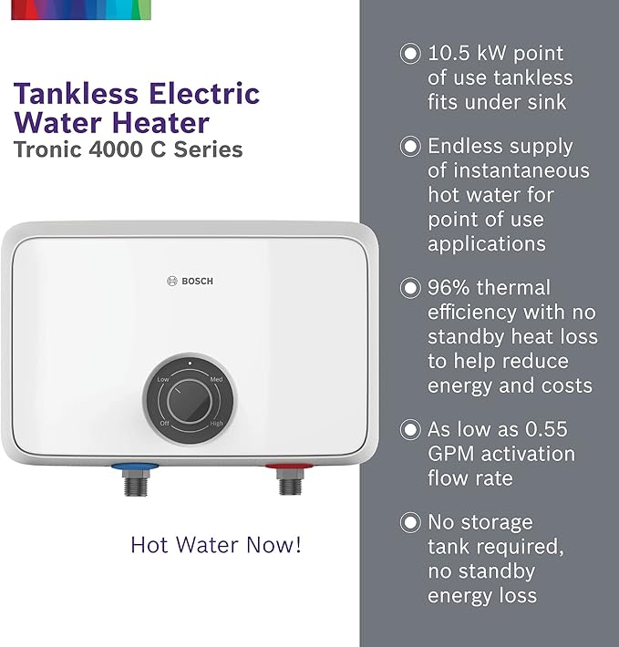 Tronic 4000 C Electric Tankless Water Heater